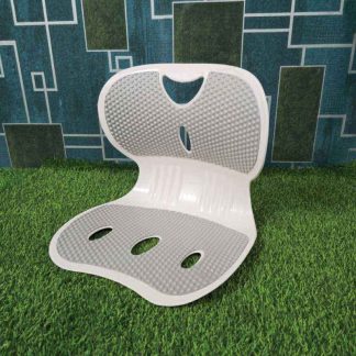 Waist Back Support Chair ( White )
