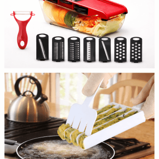 10 in 1 vegetable slicer+Piyaju ,Meat Ball Maker