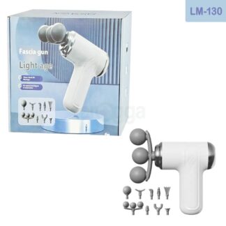 .(Original) Portable Massage Gun, Triple head Massage Gun Pro+ Mini, 3-Head Percussion, 6-Speed Settings, Deep Tissue Muscle Relief, 2300-3200RPM, with 9 Attachments