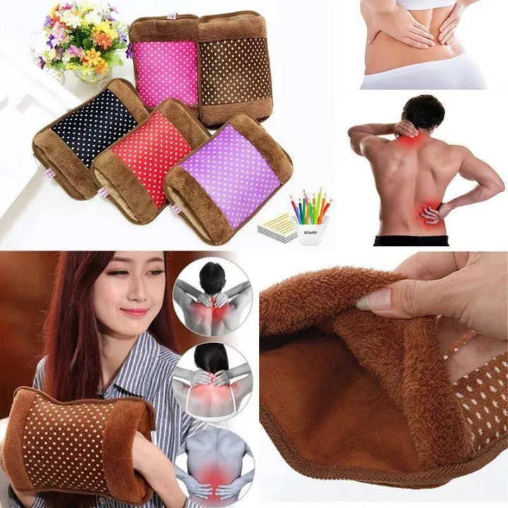 Electric Hot Water Bag / Heat Pillow and Pain Remover By Shop Exclusive - Multicolour - hot water bag